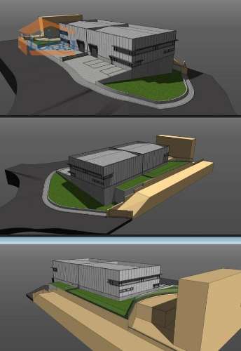 Terreno com 1.498 m2 Zona Industrial de canelas para a construção de Armazém com 1.232,40 m2