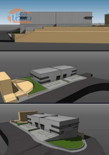 Terreno com 1.498 m2 Zona Industrial de canelas para a construção de Armazém com 1.232,40 m2