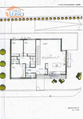 Terreno Canelas com projeto para a construção de Moradia
