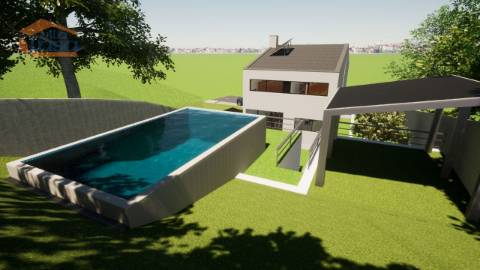 Lote de Terreno 632 m2 à Praia de Valadares com projeto para a construção de Moradia