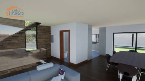 Lote de Terreno 632 m2 à Praia de Valadares com projeto para a construção de Moradia