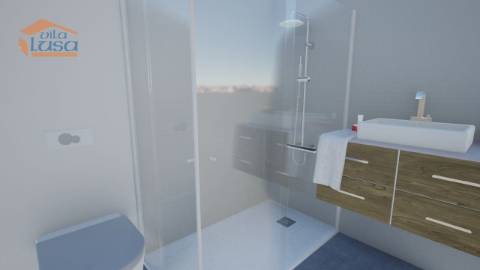 Lote de Terreno 632 m2 à Praia de Valadares com projeto para a construção de Moradia