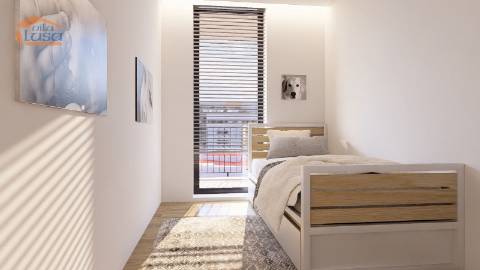 T1+1 Portimão Novo com varanda de 17 m2 e garagem