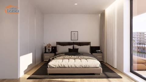 T1+1 Portimão Novo com varanda de 17 m2 e garagem