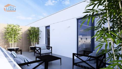 T3 Penthouse novo condomínio fechado 2 terraços 3 lugares de garagem