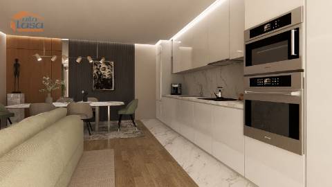 T2 Penthouse novo condomínio fechado Varanda de 21 m2 2 lugares de garagem