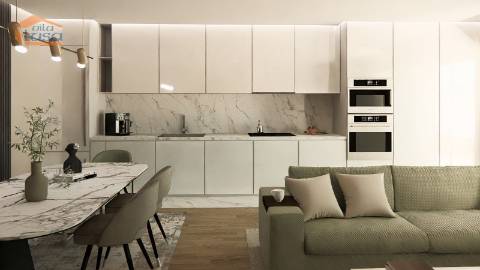 T2 Penthouse novo condomínio fechado Varanda de 21 m2 2 lugares de garagem