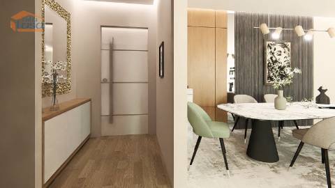 T2 Penthouse novo condomínio fechado Varanda de 21 m2 2 lugares de garagem