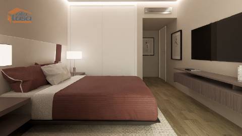 T2 Penthouse novo condomínio fechado Varanda de 21 m2 2 lugares de garagem