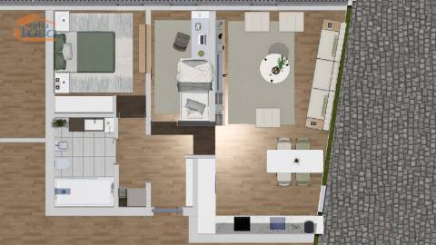 T1+1 Portimão Novo com varanda 2 lugares de garagem