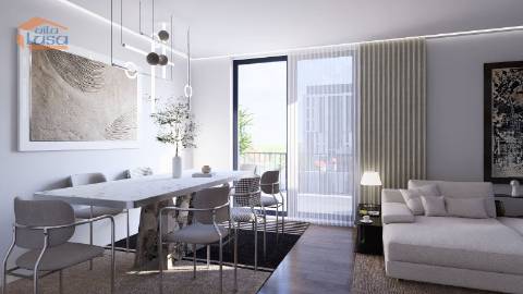 T2 Portimão Novo 2 frentes, varanda e terraço 2 lugares de garagem