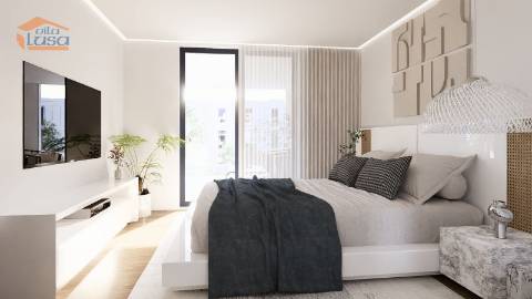 T2 Portimão Novo 2 frentes, varanda e terraço 2 lugares de garagem