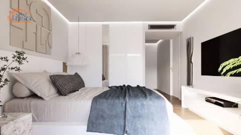 T2 Portimão Novo 2 frentes, varanda e terraço 2 lugares de garagem