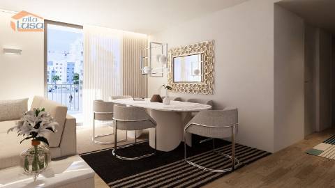 Armação de Pera T1+1 Novo com varanda e garagem 