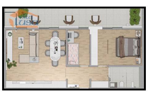 Armação de Pera T1+1 Novo com varanda e garagem 
