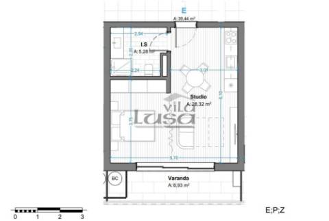 Armação de Pera,  T0 Novo com varanda, garagem e piscina na cobertura