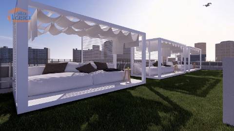 T1+1 Novo com varanda c/ 13.70m2,  a 300mt da praia de Armação de Pera.