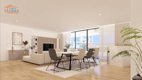 T2+1  Novo a 300mt da praia de Armação de Pera., varanda c/ 82m2 e dois lugares de garagem.