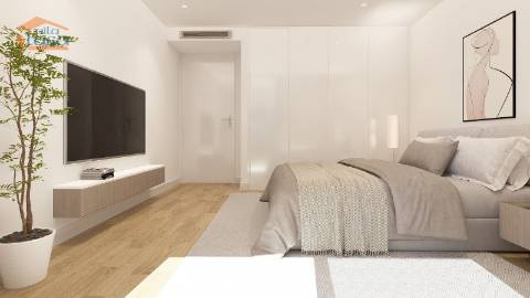 T1 Novo com lugar de garagem, varanda com 38.50m2 em Armação de Pera a 300mts da praia.