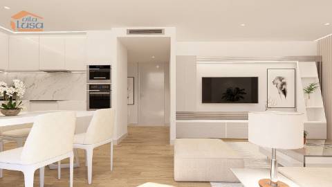 T1 Novo com lugar de garagem, varanda com 38.50m2 em Armação de Pera a 300mts da praia.