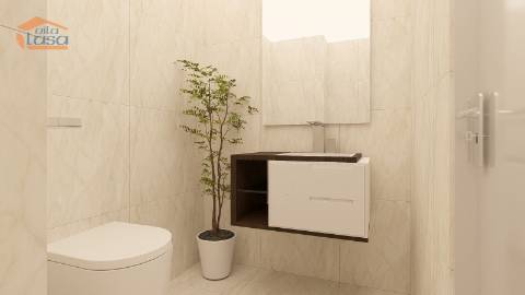 T2 Novo a 300mt da praia de Armação de Pera., c/duas suites, varanda c/ 21.30m2 e dois lugares de garagem.