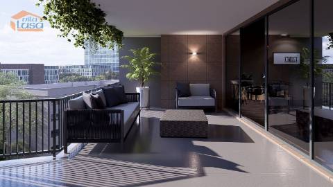 T2 Novo a 300mt da praia de Armação de Pera., c/duas suites, varanda c/ 21.30m2 e dois lugares de garagem.