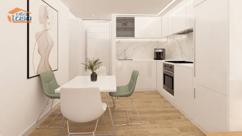 Armação de Pera T0 Novo varanda garagem e piscina na cobertura 