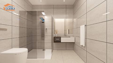 Armação de Pera T0 Novo varanda garagem e piscina na cobertura 