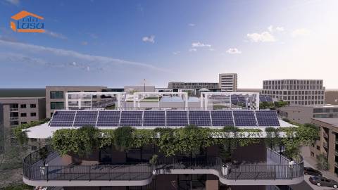 Armação de Pera T0 Novo varanda garagem e piscina na cobertura 