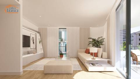 Armação de Pera T1 Novo 38 m2 varanda garagem e piscina na cobertura 