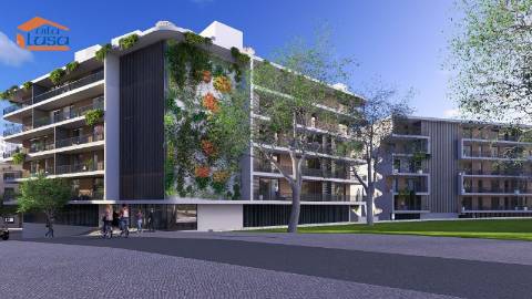 Armação de Pera T1 Novo 38 m2 varanda garagem e piscina na cobertura 