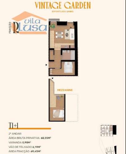 T1+1 com varanda no Centro do Porto (Costa Cabral).