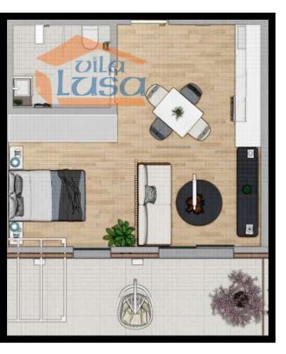 Armação de Pera T0 Novo com varanda e garagem 