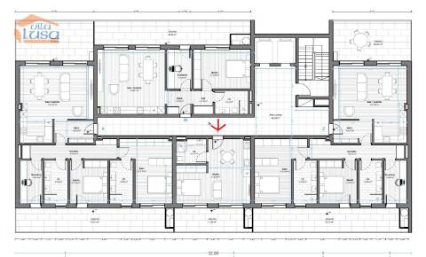 Armação de Pera T0 Novo com varanda e garagem 