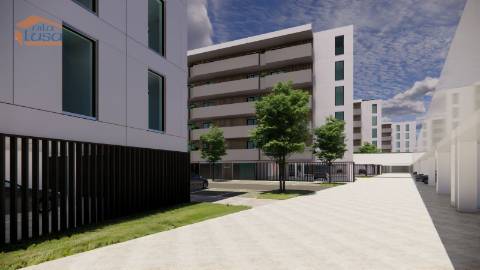  T1 Novo com varanda 21.20m2 e lugar de garagem, em Vilar do Paraíso V.N. Gaia