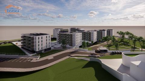  T1 Novo com varanda 21.20m2 e lugar de garagem, em Vilar do Paraíso V.N. Gaia