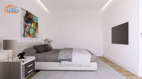  T1 Novo com varanda 21.20m2 e lugar de garagem, em Vilar do Paraíso V.N. Gaia