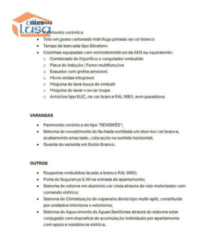  T1 Novo com varanda 21.20m2 e lugar de garagem, em Vilar do Paraíso V.N. Gaia