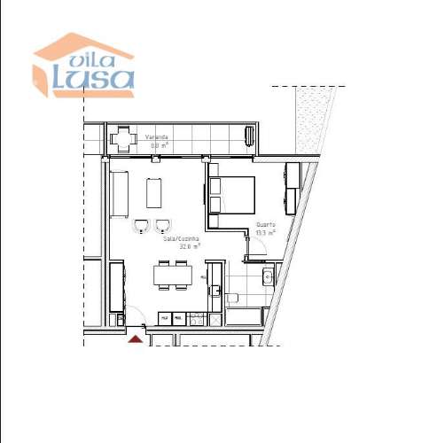Apartamento T1 em Empreendimento de Referência  Mafamude, Vila Nova de Gaia