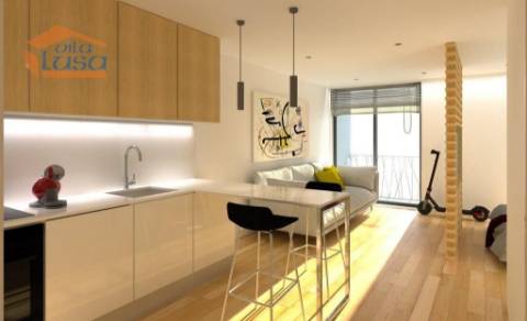 Apartamento T0 com terraço em Empreendimento de Referência  Mafamude, Vila Nova de Gaia