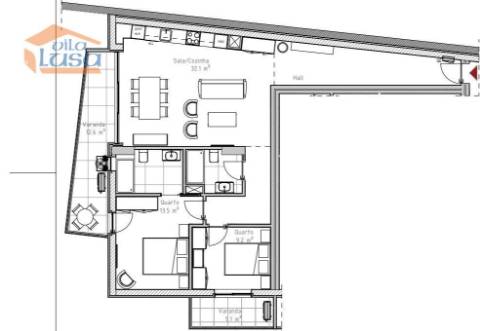 Apartamento T2 em Empreendimento de Referência, centro de  Vila Nova de Gaia