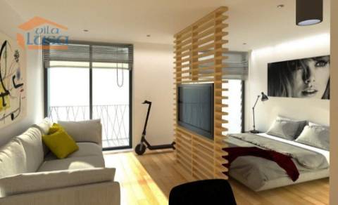 Apartamento T0 C/ Terraço 39.10m2 em Empreendimento de Referência, centro de  Vila Nova de Gaia