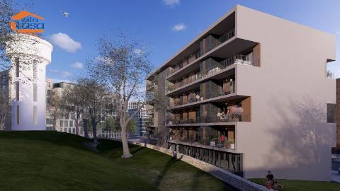 Armação de Pera T0 Novo com varanda e garagem 