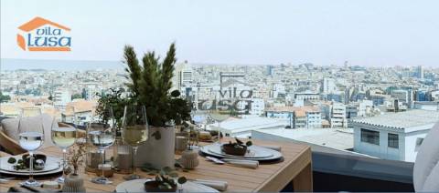 T0 c/ garagem e arrunos no Centro de Gaia.