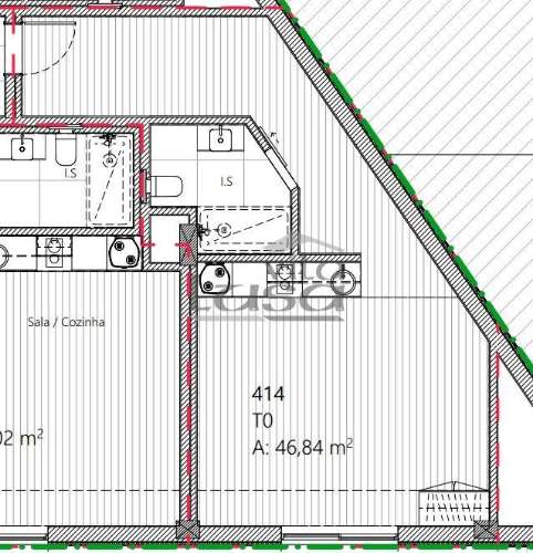 T0 c/ garagem e arrunos no Centro de Gaia.