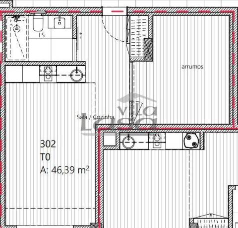 T0+1 com lugar de garagem e arrumos no Centro de Gaia.