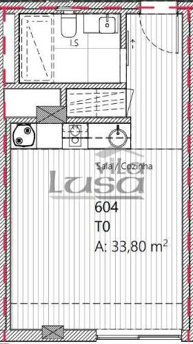 T0 c/ garagem e arrunos no Centro de Gaia.