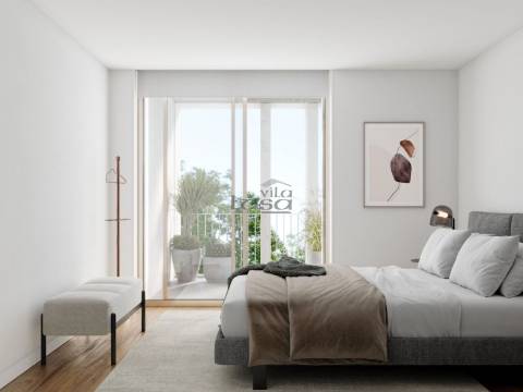 Apartamento T2 c/ terraço e jardim  em Arcozelo 