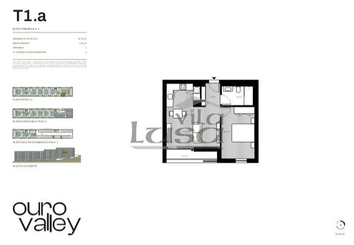 T1 Rio Tinto com varanda e lugar de garagem