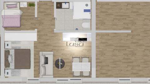 Armação de Pera T0+1 Novo com varanda e garagem 